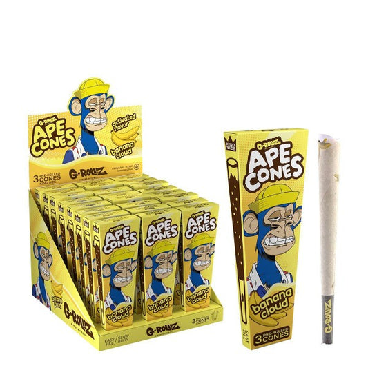 G-Rollz KS Cones Click-Activate Banana - 3 x 24 Stk