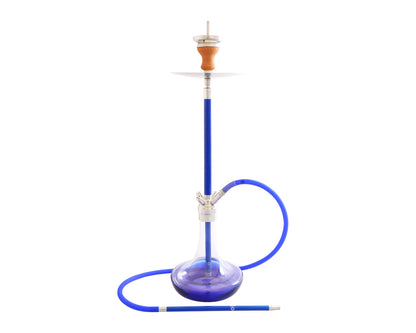 Hookah: Al-Mani CarbonoX Silver/Blue/Red/Green - 840mm