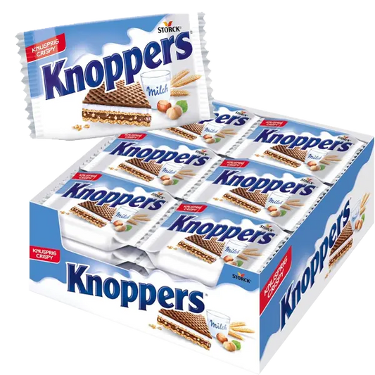 KNOPPERS wafel 25g x 24stk