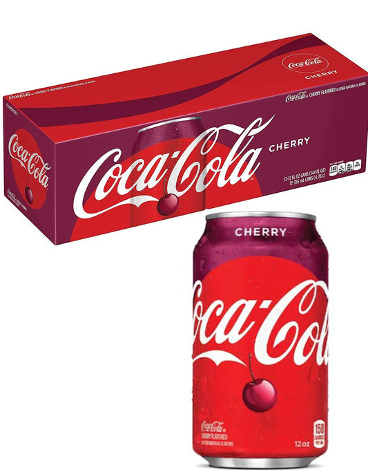 (USA) Coca-Cola BOX: Regular Cherry - 355ml x 12 Stk
