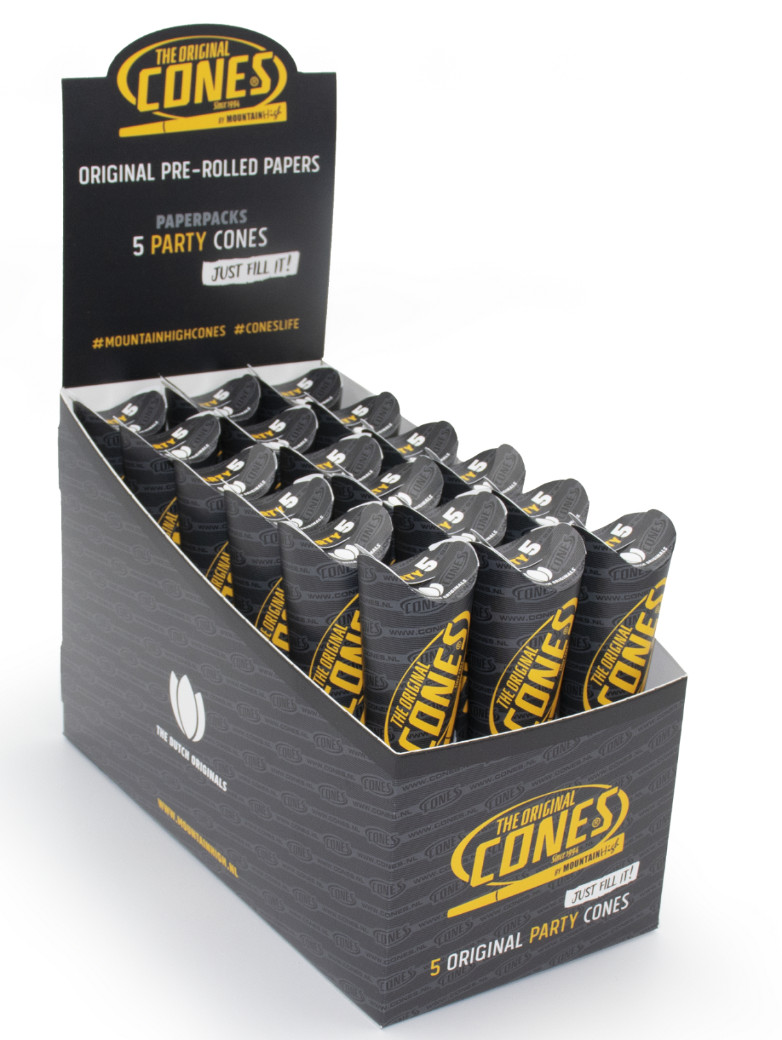 Cones Party Display 5-pack 18Stk