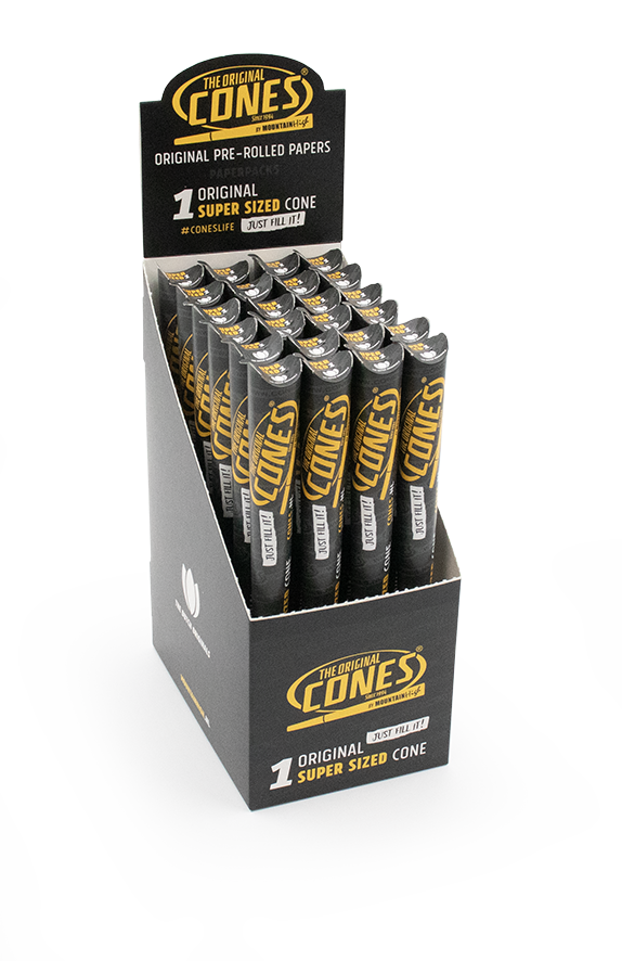 Cones Super Sized Display 1-pack 24Stk