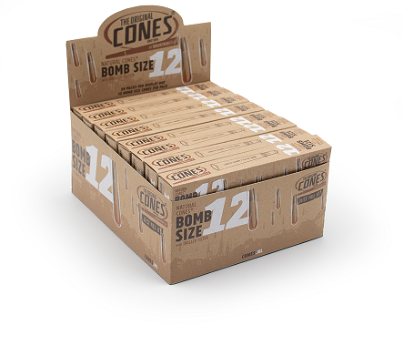 Cones Natural Bomb Size 12pack 24Stk