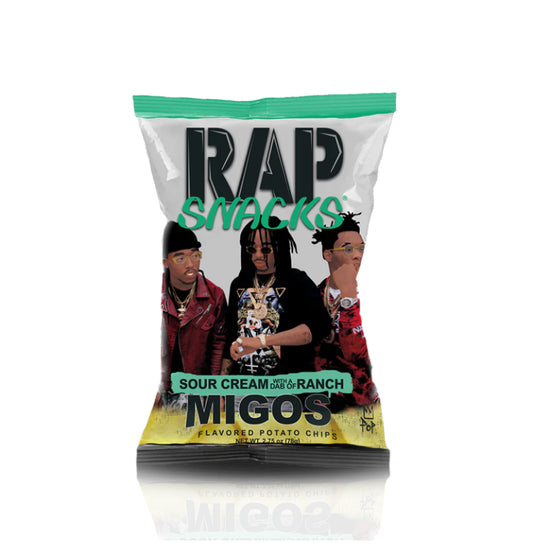 Rap Snacks Bags: Migos Sour Crem - 71g x 12 Stk