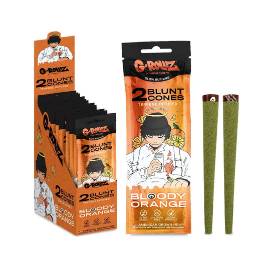G-Rollz Blunt Cones Bloody Orange 2 x 12 Stk