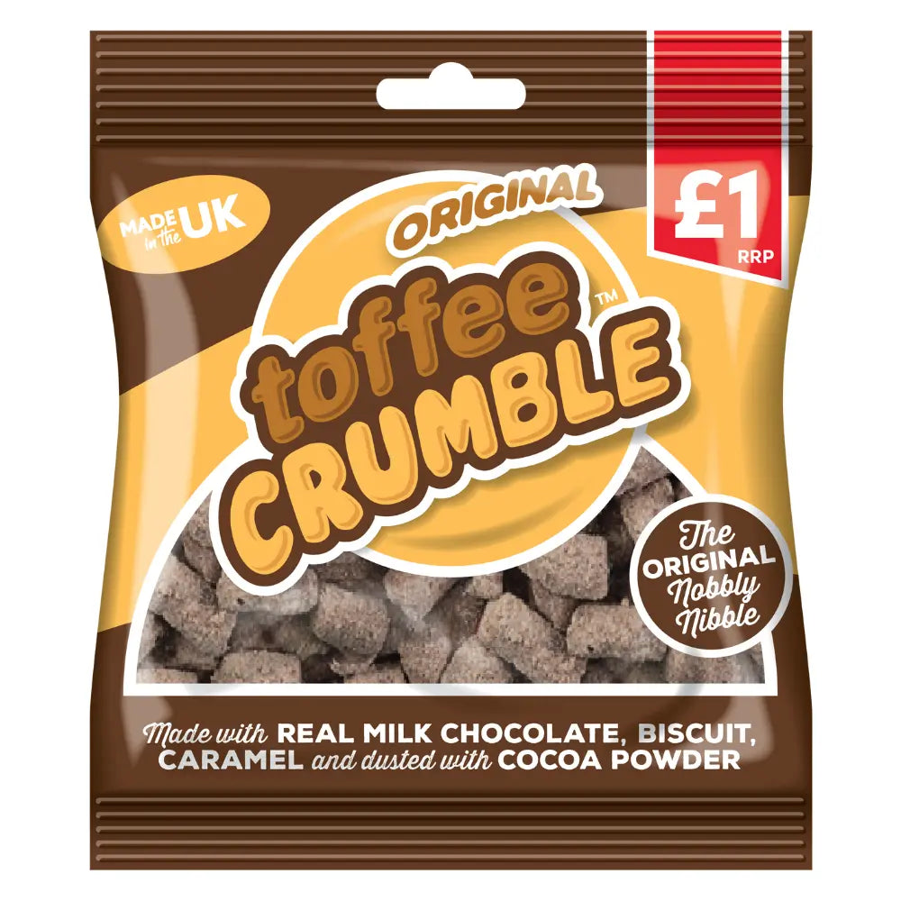 Sweet Dreams Toffee Crumble Choc Nibbles 135g - 12stk