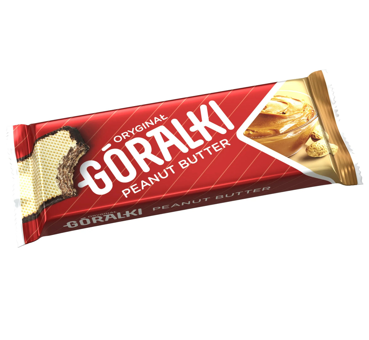 GORALKI PEANUT BUTTER WAFER WITH CREAM 45G x 36stk