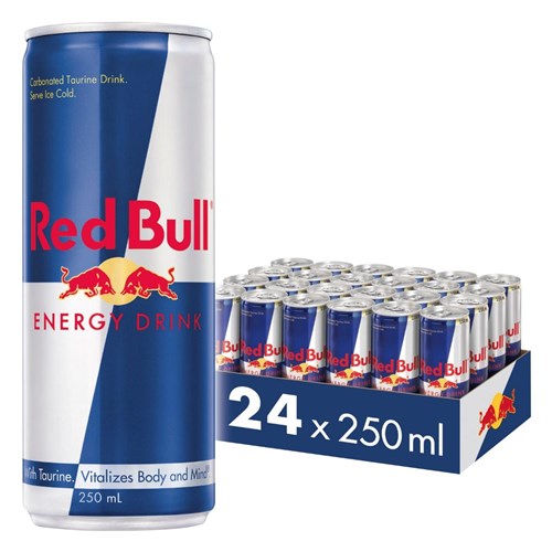 RED BULL ENERGY DRINK CAN 250ML x 24stk