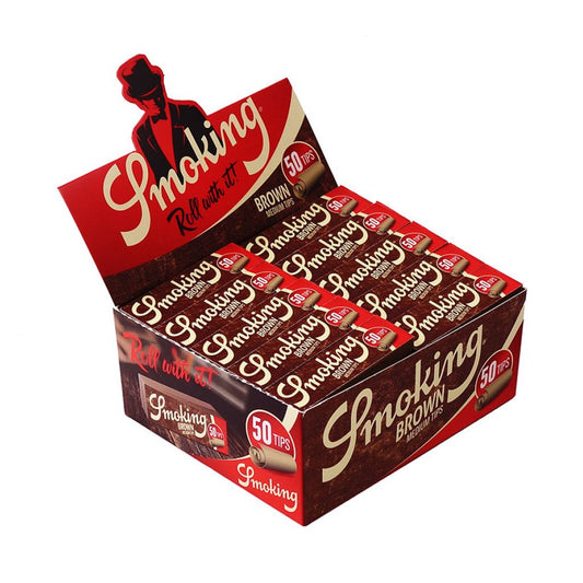 Smoking Brown Medium Tips - 50 Stk