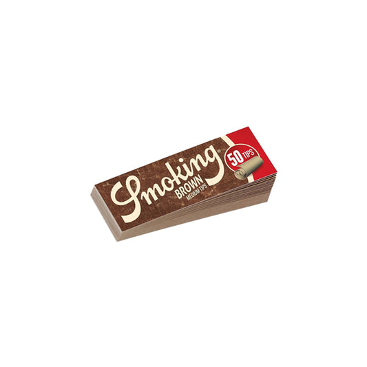 Smoking Brown Medium Tips - 50 Stk