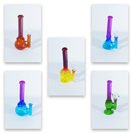 Glasbong 21cm Rainbow Fade