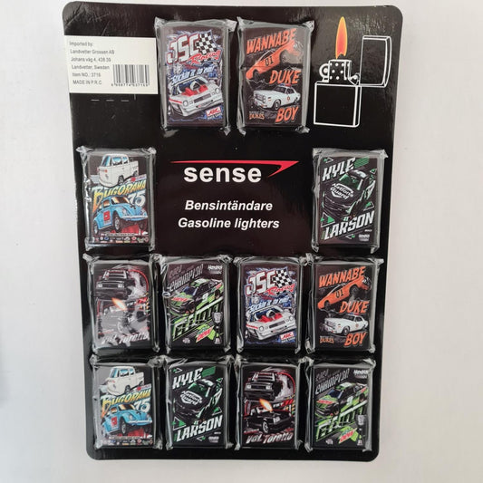 Bensintändare Sense "Racing Cars" 12Stk
