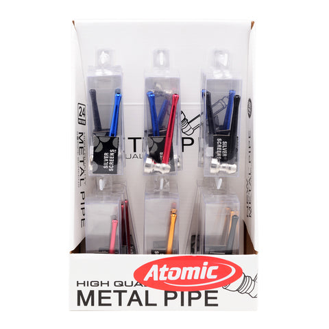Atomic Metallpipa + screens 24Stk
