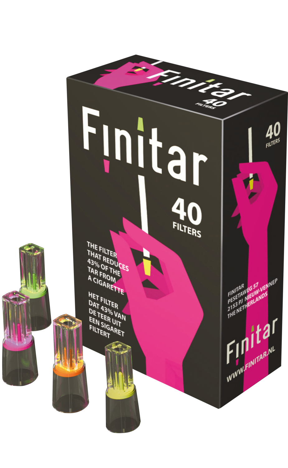 Filter Finitar Cigarettfilter 40st 12Stk