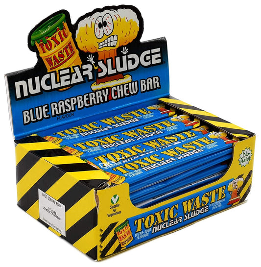 Toxic Waste Nuclear Sludge Chew Bar Blue Raspberry - 50stk