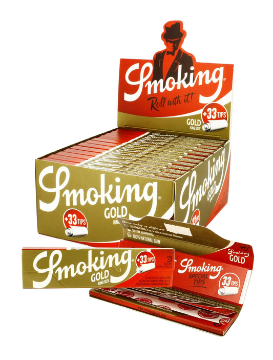 Smoking GOLD KS + TIPS - 24 Stk