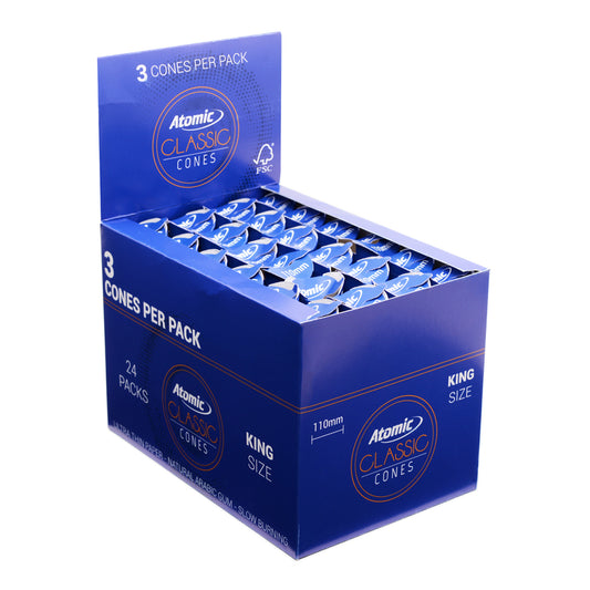 Cones King Size Atomic Classic 3-pack 24Stk