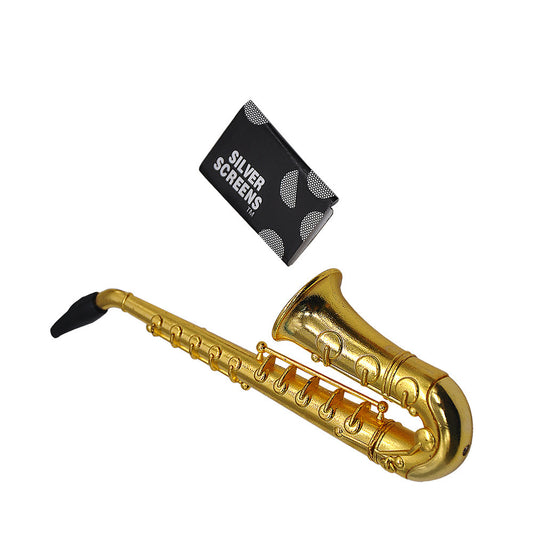 Metallpipa Saxofon 12Stk