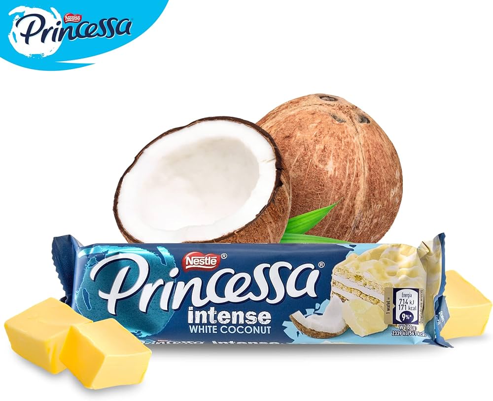 NESTLE PRINCESSA INTENSE WHITE COCONUT WAFER BAR 30,5G x 30stk