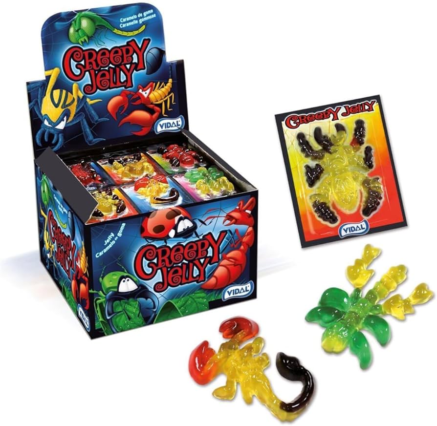 Vidal Creepy Crawly Gummy Jelly - 66stk