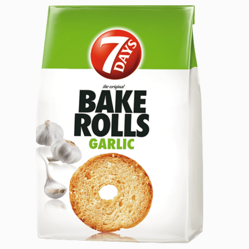 7 DAYS BAKE ROLLS GARLIC 150G x 10stk