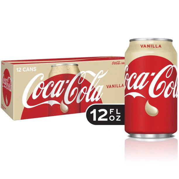(USA) Coca-Cola BOX: Regular Vanilla - 355ml x 12 Stk