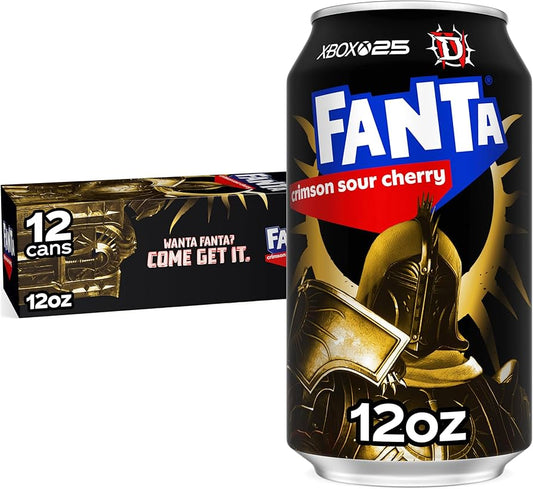 Fanta Crimson Sour Cherry 12oz (355ml x 24stk)