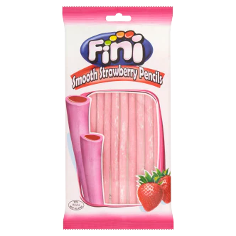 Fini Smooth Pencils Strawberry Peg Bag 160g x 12stk