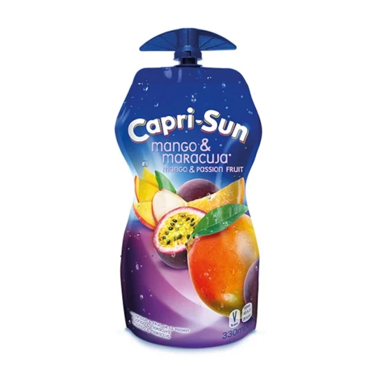 Capri-Sun Bag: Mango & Passion Fru. - 330ml x 15 Stk