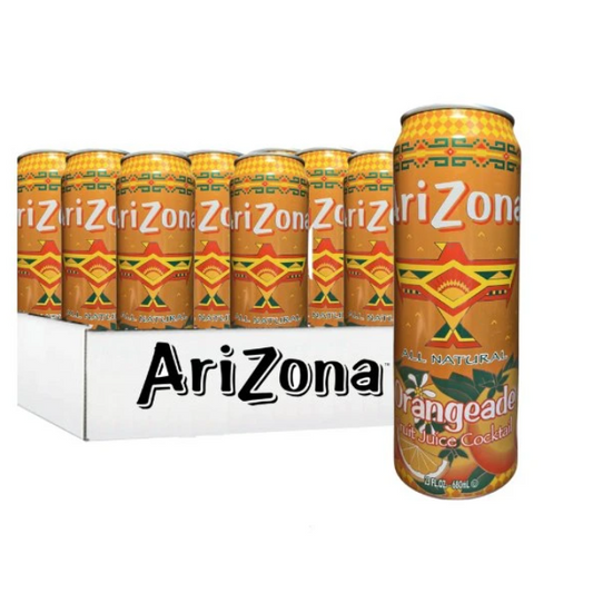 (USA) Arizona BOX: Orangeade - 650ml x 24 Stk