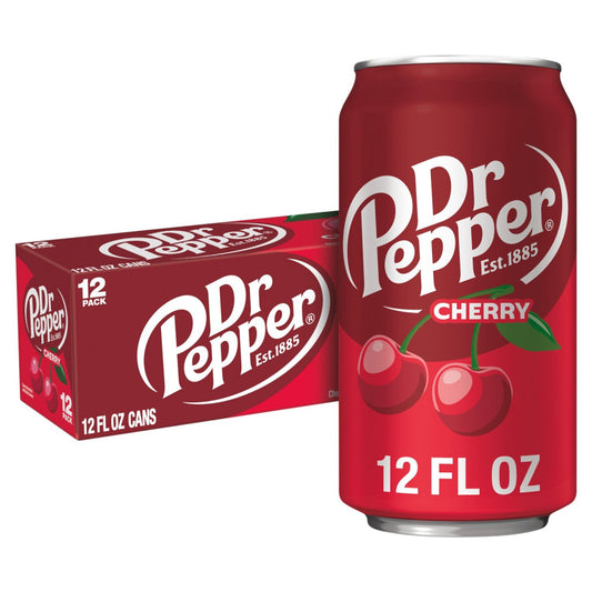 (USA) Dr. Pepper BOX: Cherry - 355ml x 12 Stk