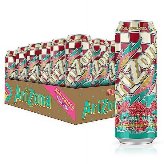 (USA) Arizona BOX: Iced Te. Rspbry.- 650ml x 24 Stk