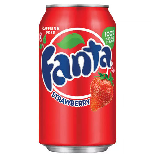 (USA) Fanta BOX: Strawberry - 355ml x 12 Stk
