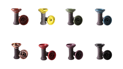 Al-Mani Hand Made Glazed Bowls - 6 stk