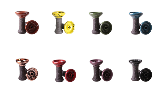 Al-Mani Hand Made Glazed Bowls - 6 stk