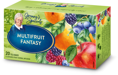 MOKATE LOYD Flavoured Fruit Tea - 20BAGS MULTIFRUIT 6 X 40 G