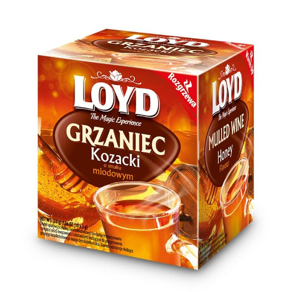 Mokate Loyd Tea MULLED WINE KOZACKI WITH HONEY - 10BAGS 30G X 6 STK
