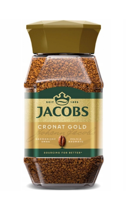 JACOBS Cronat Gold Instant Coffee - 100g x 6stk