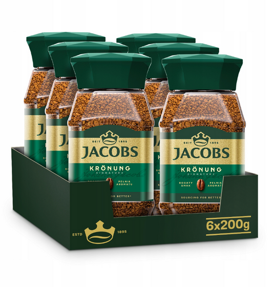 JACOBS Ronung Instant Coffee - 100g x 6stk