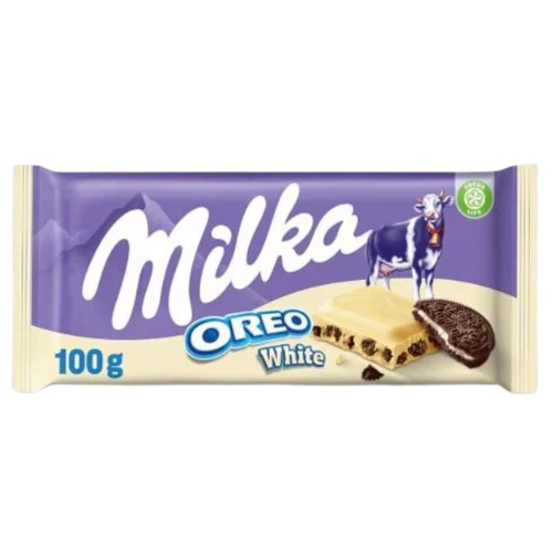 MILKA WHITE CHOCOLATE OREO 100G x 22stk