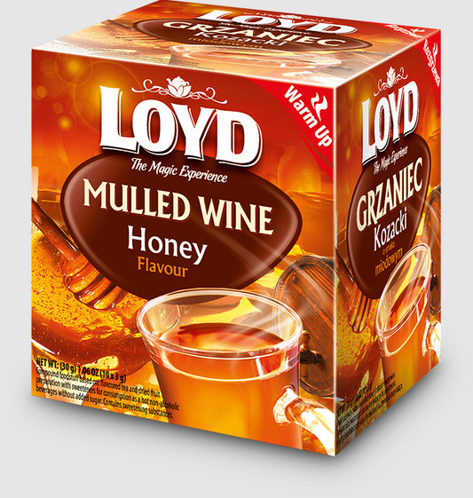 Mokate Loyd Tea MULLED WINE KOZACKI WITH HONEY - 10BAGS 30G X 6 STK