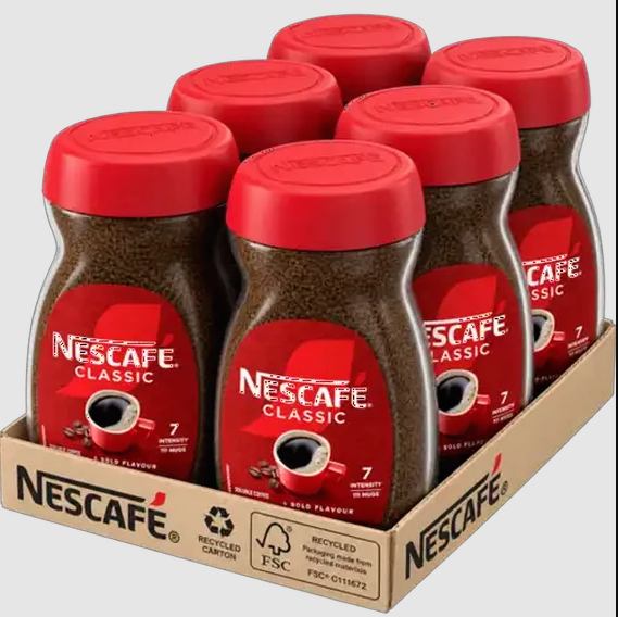 Nescafe Classic Instant Coffee - 200g x 6stk