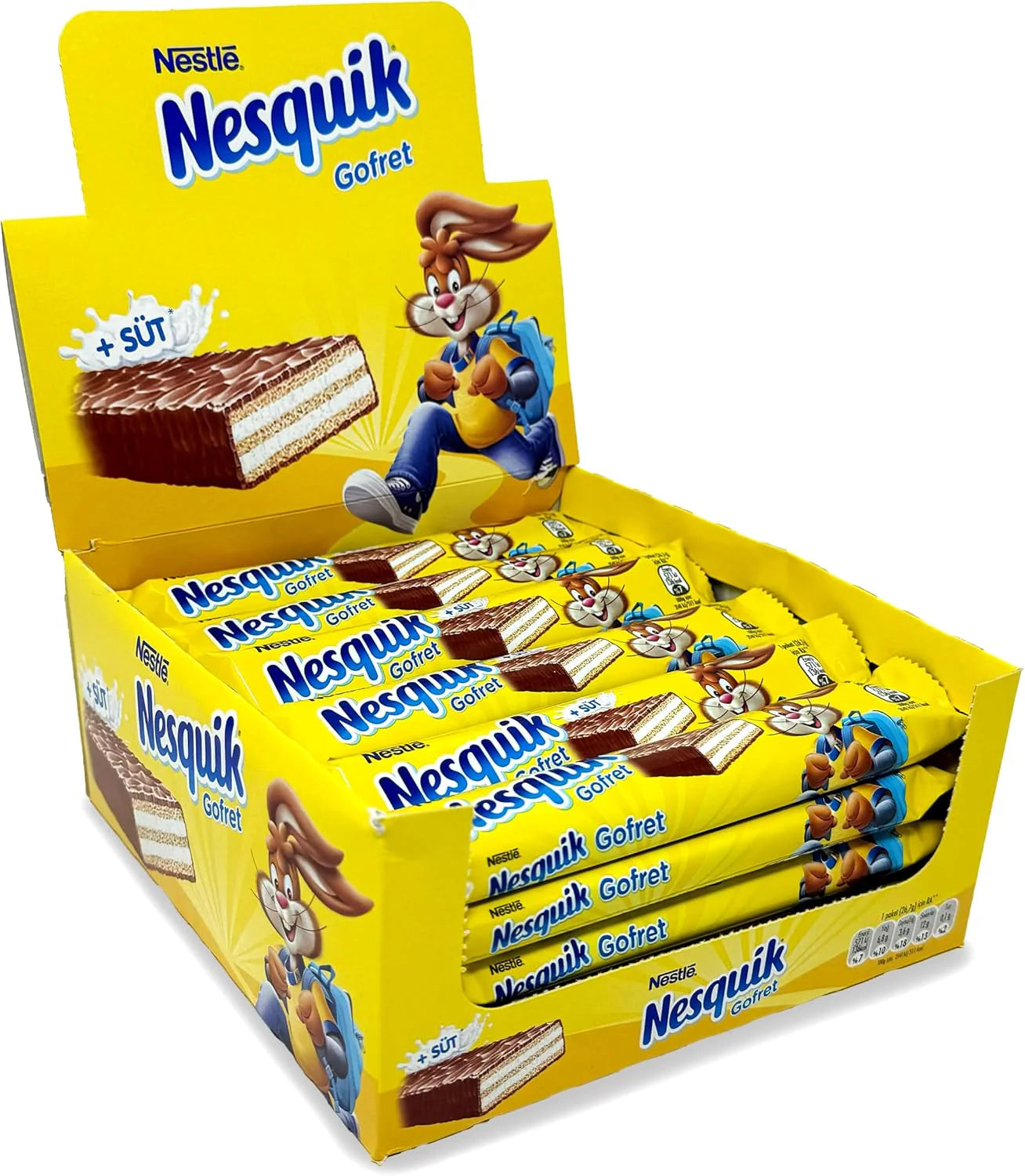 Nestlé Wafer - Nesquik Milk Choc. 26,7g x 30stk