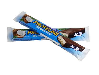 BAR PROTELINE glazed bar with COCONUT - 100G x 20STK