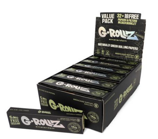 G.ROLLZ KS EXTRA THIN PAPIR + TIPS. 50 STK