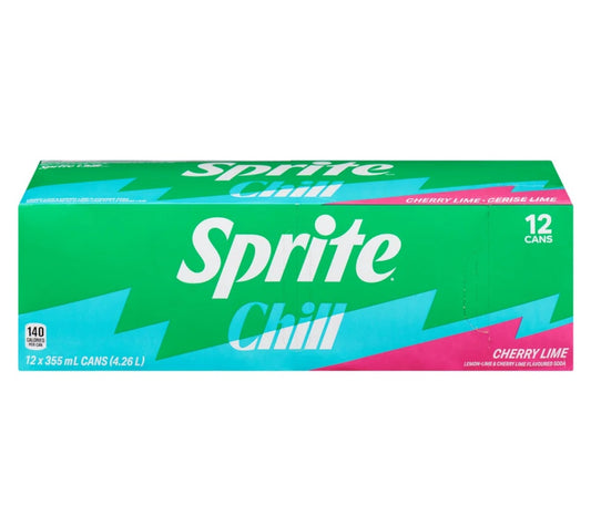 Sprite Chill CHERRY LIME - 355ml x 12 Stk