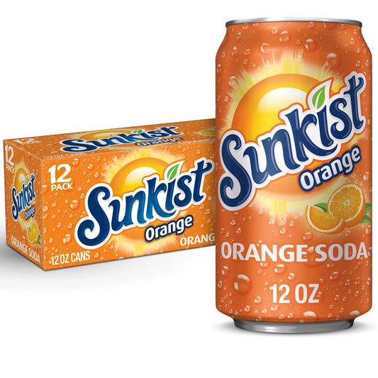 Sunkist Orange 12oz (355ml) - 12stk