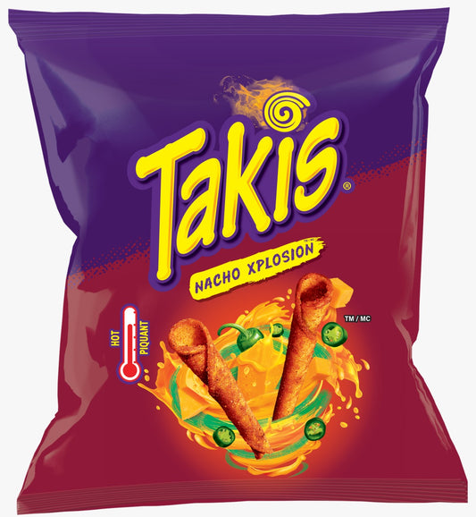 Takis Bags: Nacho Xplosion - 80g x 18 Stk