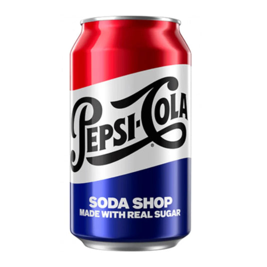 Pepsi Soda Shop with Real Sugar 12oz (355ml) - (2x12) 24stk
