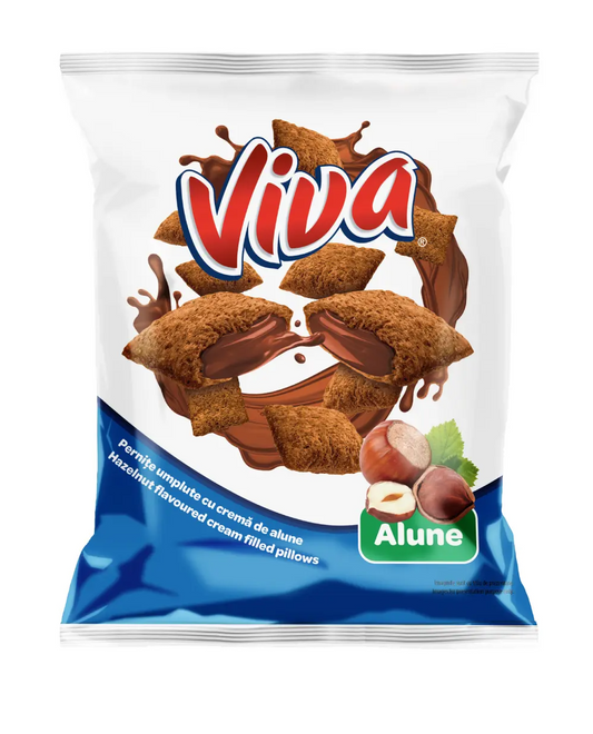 VIVA Cream Snacks HAZELNUT - 200g x 14stk